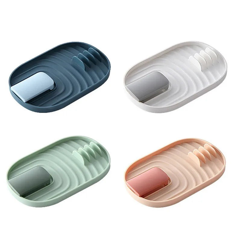 Kitchen Organizer Pot Cover Storage Pancake Turner Rack Soup Ladle Scoop Holder Dish Drain Rack Kitchen Gadgets Accessories - Zecs shopping