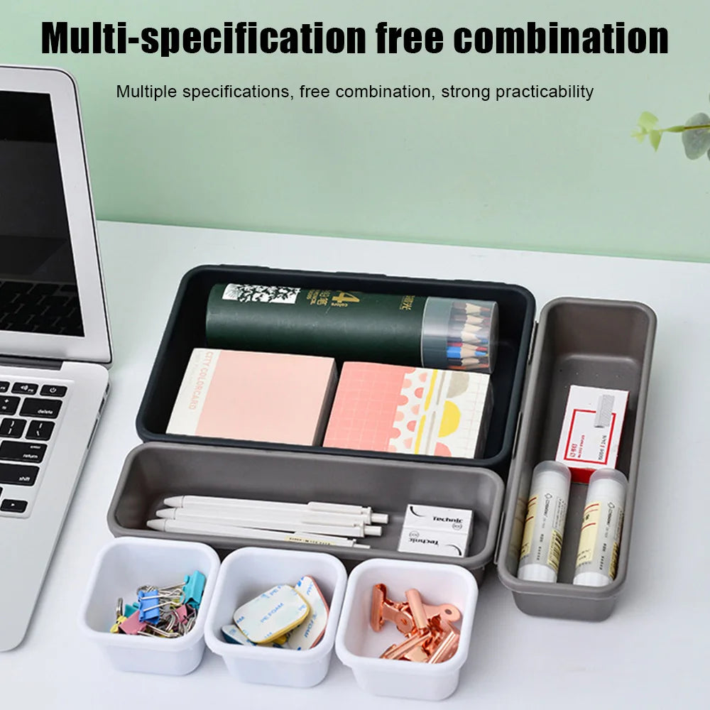 Storage Drawer Storage Box Kitchen Bathroom Storage Trays Closet Cover Sundries Jewellery Holder pcset Make Up Organizer Box