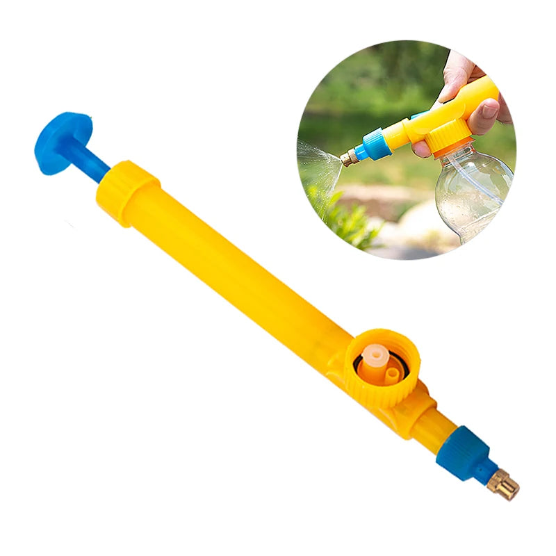 Watering Irrigation High Sprayer Water Pressure Flower Garden Gun Sprayer Head Juice Bottles Interface Plastic Trolley Spray - Zecs shopping