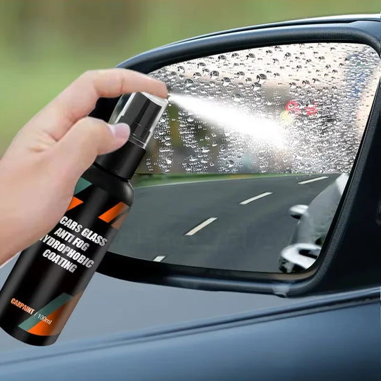 Hydrophobic Car Glass Coating Spray – Anti-Rain Water Repellent for Windshield & Mirrors