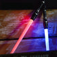Colorful LED Lightsaber Toy – Red &amp; Blue Telescopic Glowing Sword for Kids