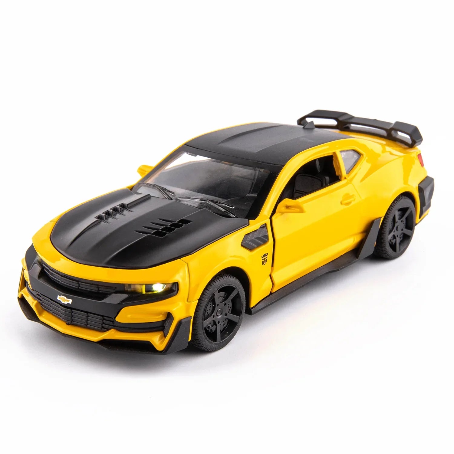 Camaro Alloy Car -Door Pull-Back Toy with Sound & Lights for Kids & Collectors