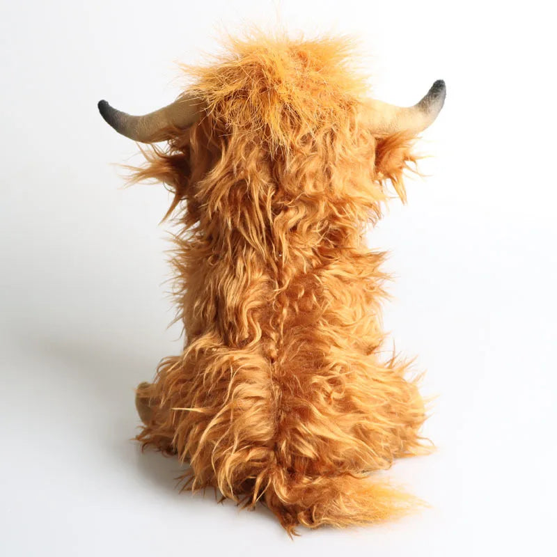 Simulation Highland Cow Animal Plush Doll Soft Stuffed Premium & Affordable