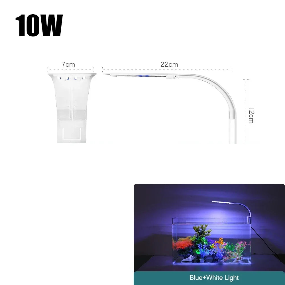 Super Slim LED Aquarium Light Lighting plants Grow Light WWW Aquatic Plant Lighting Waterproof Clip-on Lamp For Fish Tank