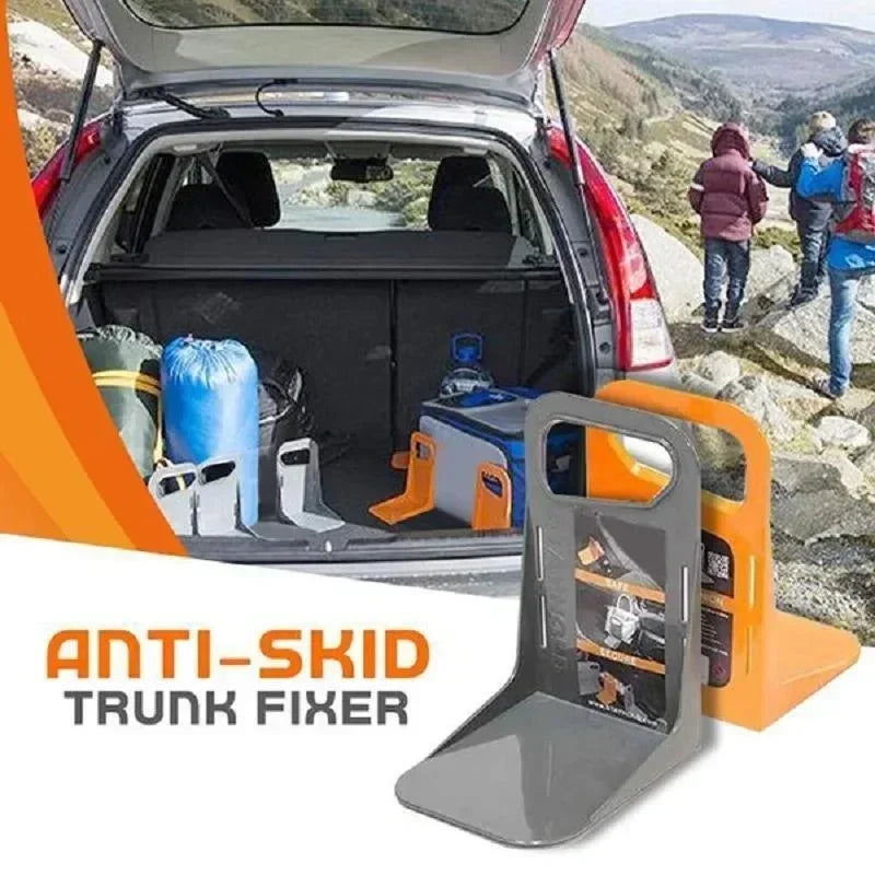 Car Trunk Organizer Rack Adjustable Shake-Proof Storage Holder for Back Trunk