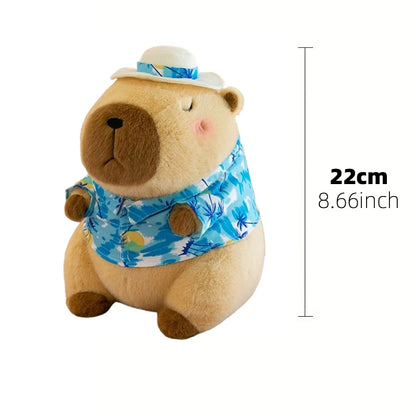 Cute Capybara Plush Toy – Soft Fluffy Anime Stuffed Animal Doll