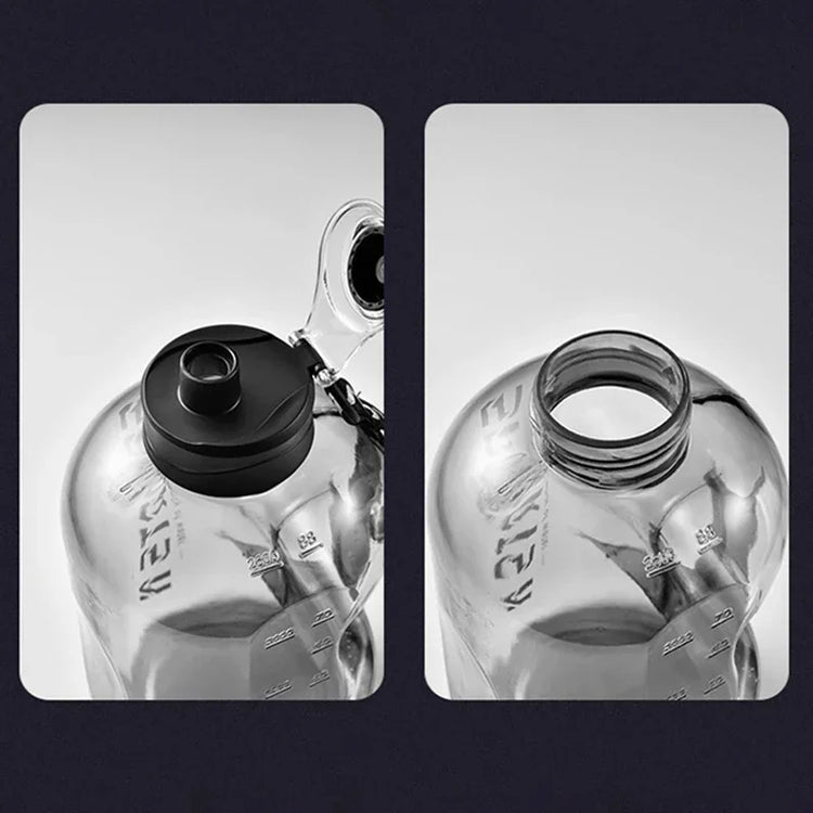 1.7L/2.7L Sports Water Bottle Gym Cycling Cup Portable Large Capacity Water Bottle For Fitness Camping Men Water Kettle - Zecs shopping
