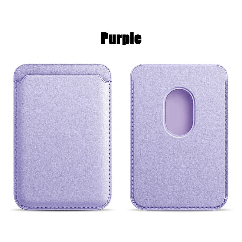 Leather Wallet Case For iPhone 15 Pro Max Magsafe Wallet Leather Compatible For iPhone 14 13 12 Card Holder with MagSafe Magnet - Zecs shopping