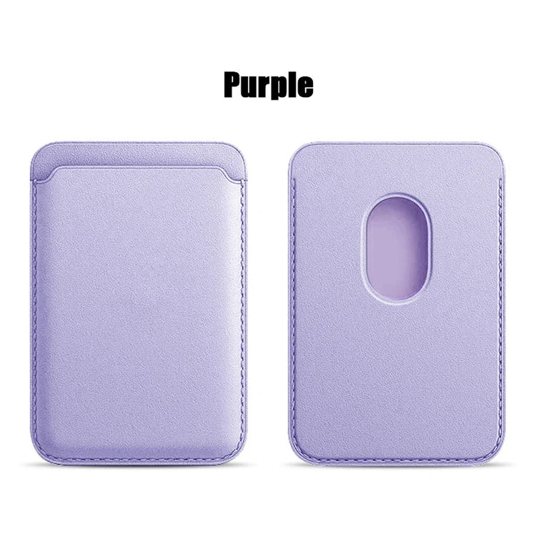 Leather Wallet Case For iPhone 15 Pro Max Magsafe Wallet Leather Compatible For iPhone 14 13 12 Card Holder with MagSafe Magnet - Zecs shopping