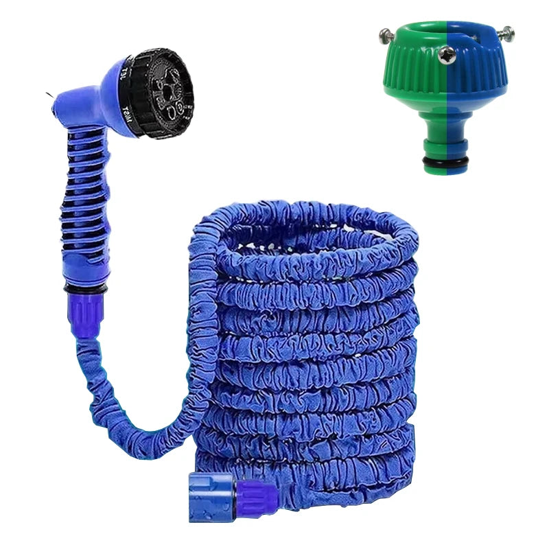 Water Spraying Functions Expandable Magic Hose High-Pressure Car Wash Water Gun Home Garden Watering Hose pet cat dog shower