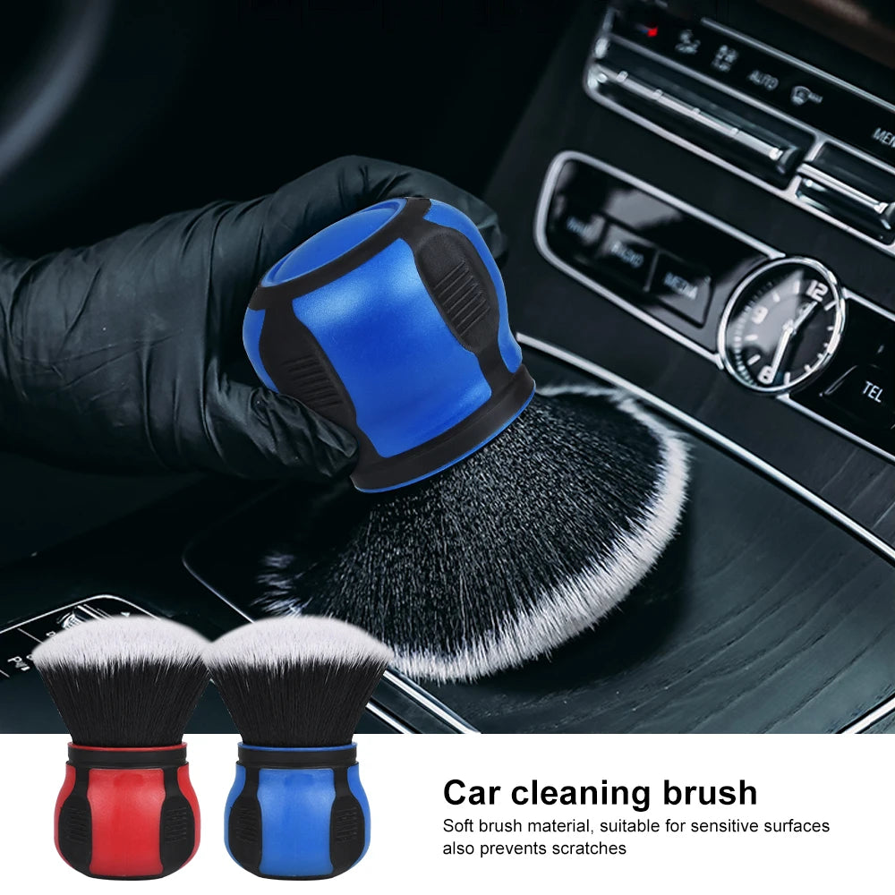 Car Detailing Brush Soft Bristle Air Vent & Interior Dust Cleaner Tool