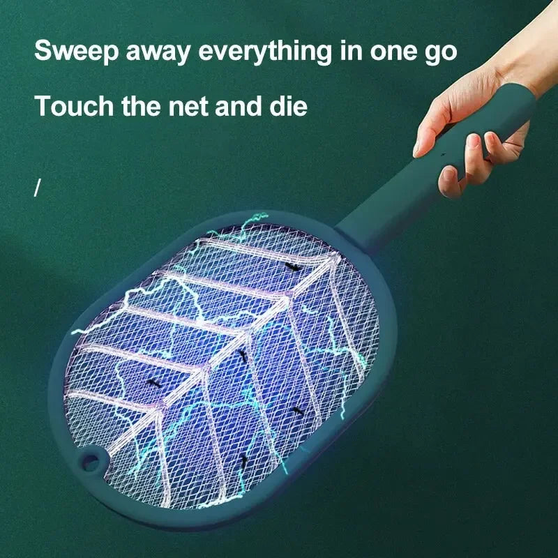 1pc Electric Mosquito Killer Swatter USB Rechargeable Electric Household Safety Mosquito Killer Anti Mosquito Trap - Zecs shopping