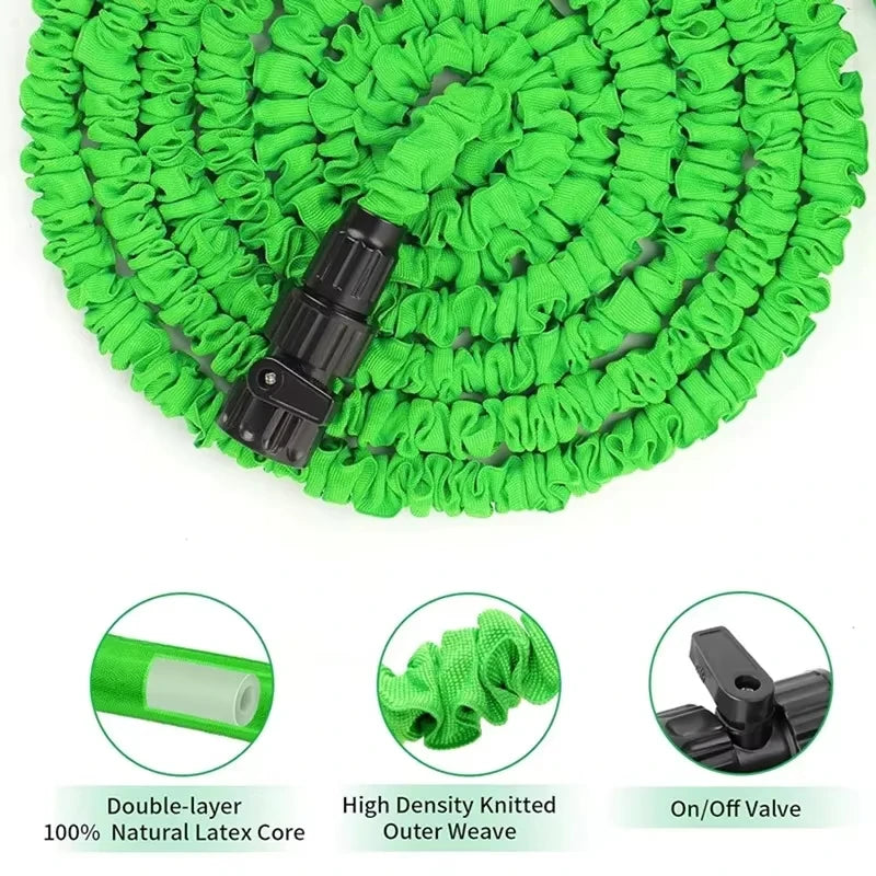 Water Spraying Functions Expandable Magic Hose High-Pressure Car Wash Water Gun Home Garden Watering Hose pet cat dog shower