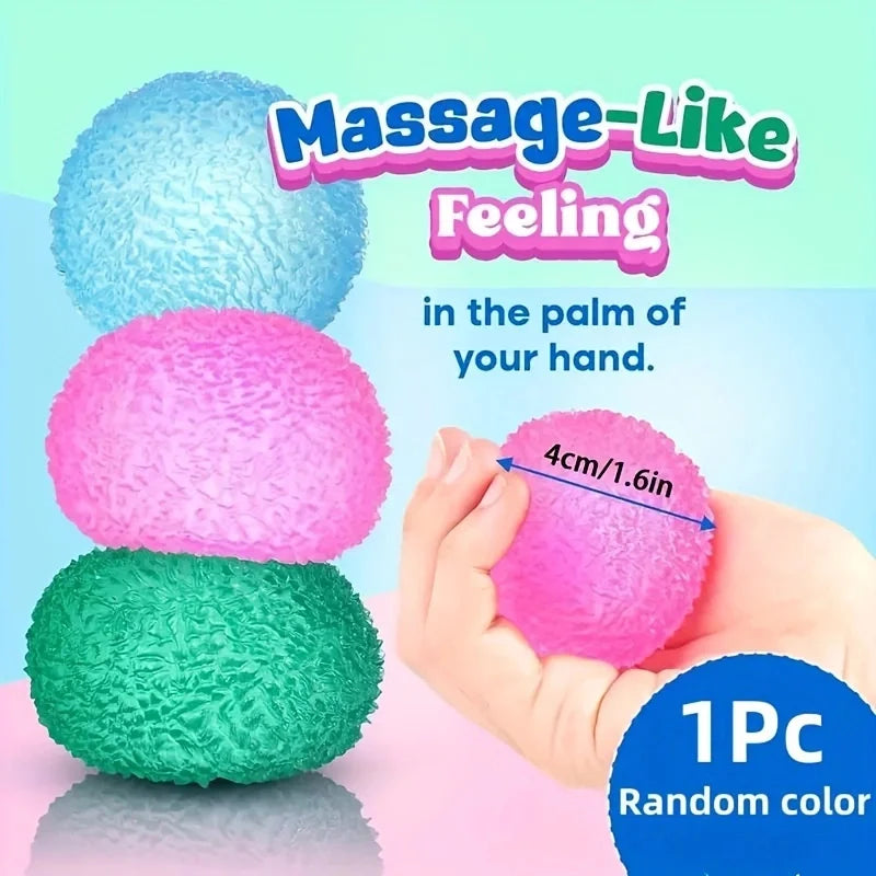 Squishy Ice Ball Toy Stress-Relief Squeeze Fun for Kids & Adults