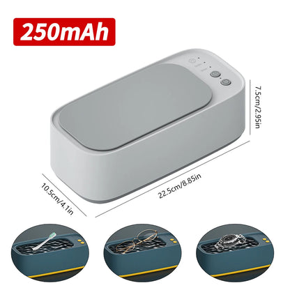 Ultrasonic Jewelry Cleaner – High-Frequency Vibration Cleaning Machine for Glasses, Jewelry & Makeup Tools