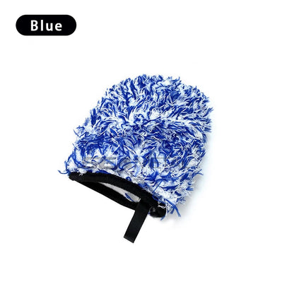 Ultra-Soft Microfiber Car Wash Mitt – Scratch-Free Auto Detailing Cleaning Glove