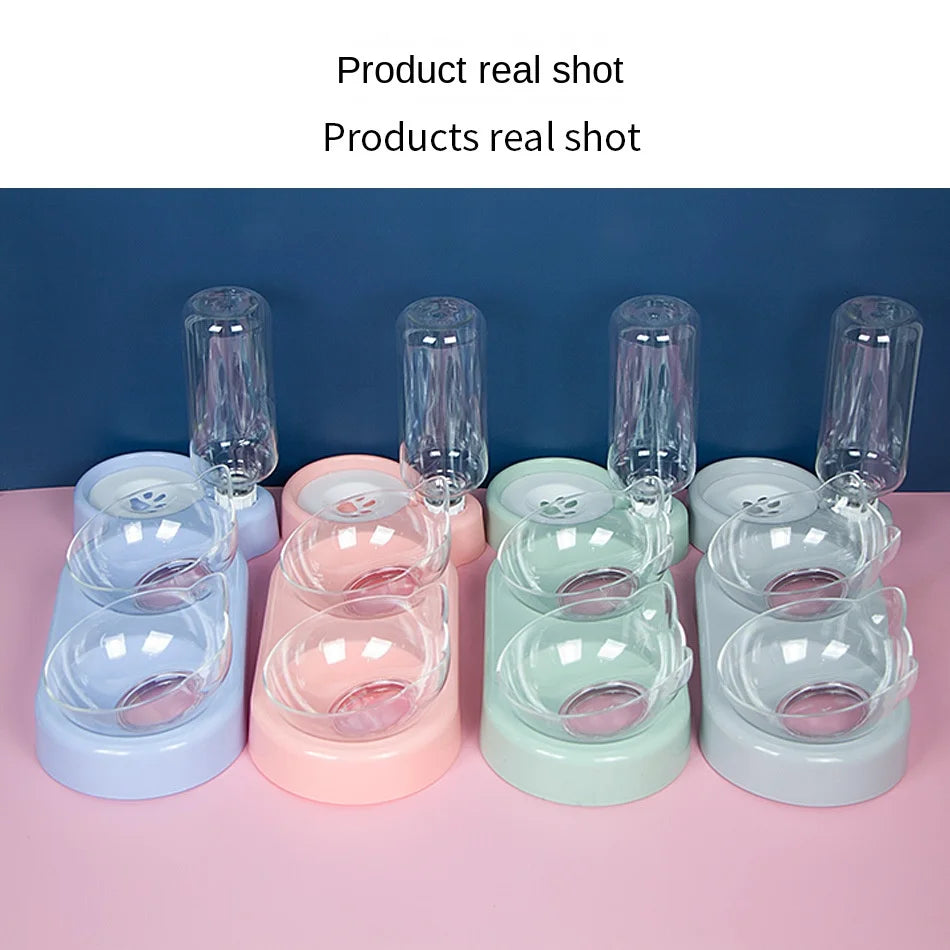 Pet SuppliesElevated Bowls for Cats and DogsDurable Double Cat and Dog Bowl FeedersElevated Cat Feeding and Drinking Supplies - Zecs shopping