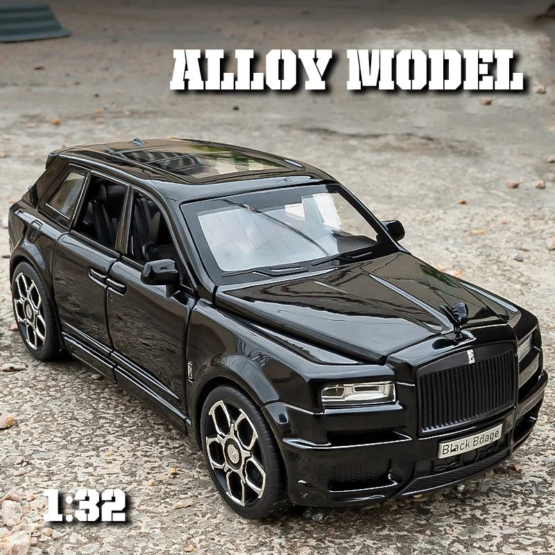 Luxury Business Car Model Mini Alloy Ride with Lights & Sound