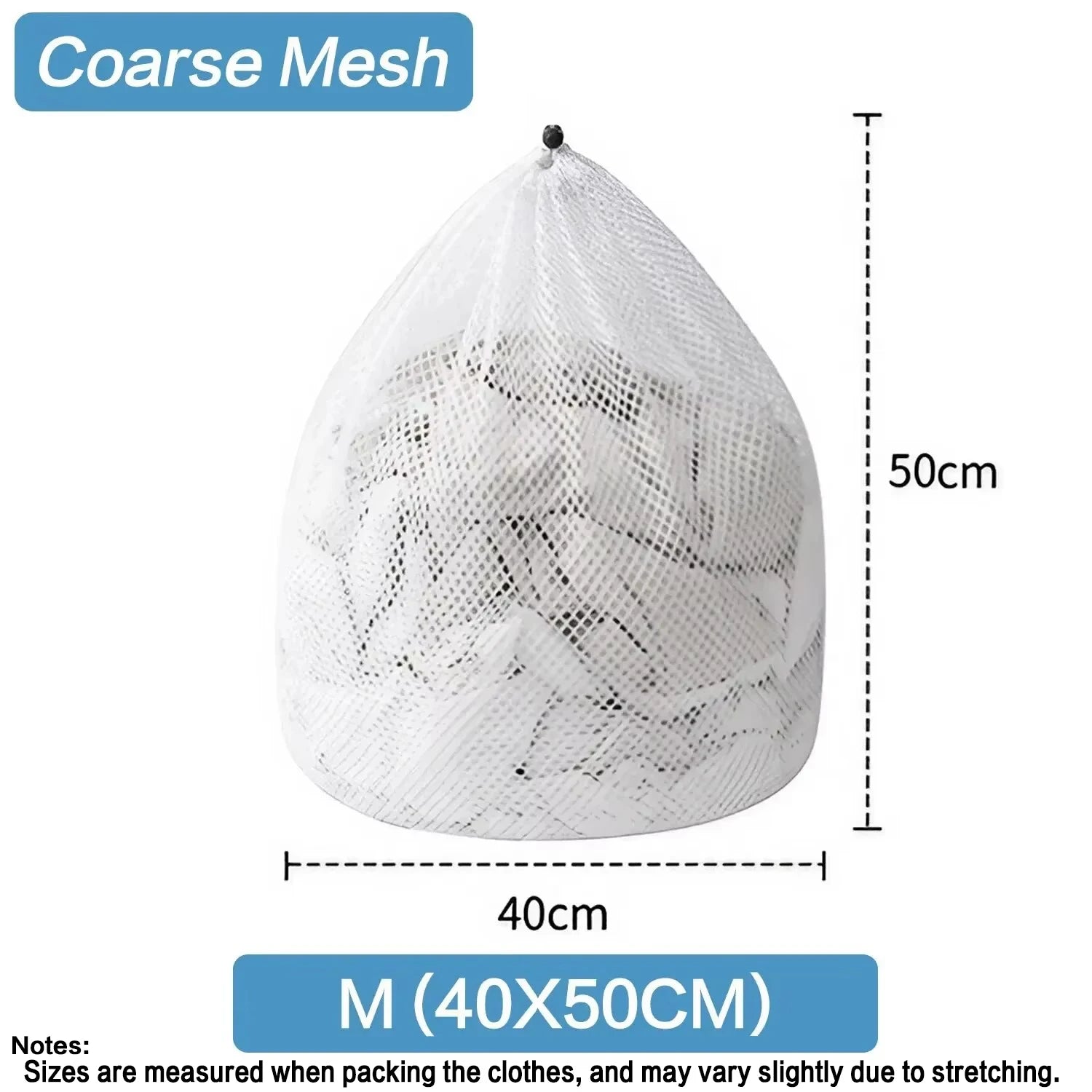 Mesh Laundry Bag - Machine Washable Travel and Laundry Use with Drawstring Closure for Blouses Hosiery and Underwear