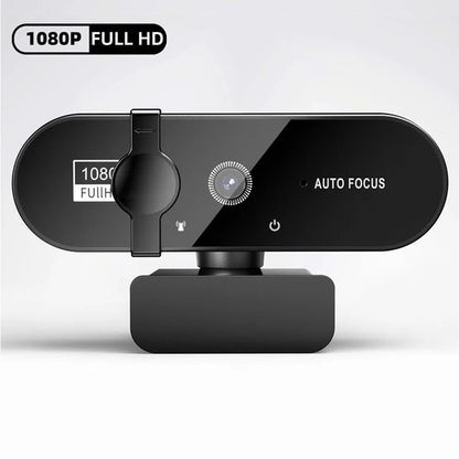 4K Full HD Webcam with Microphone – USB Autofocus Camera for PC & Laptop