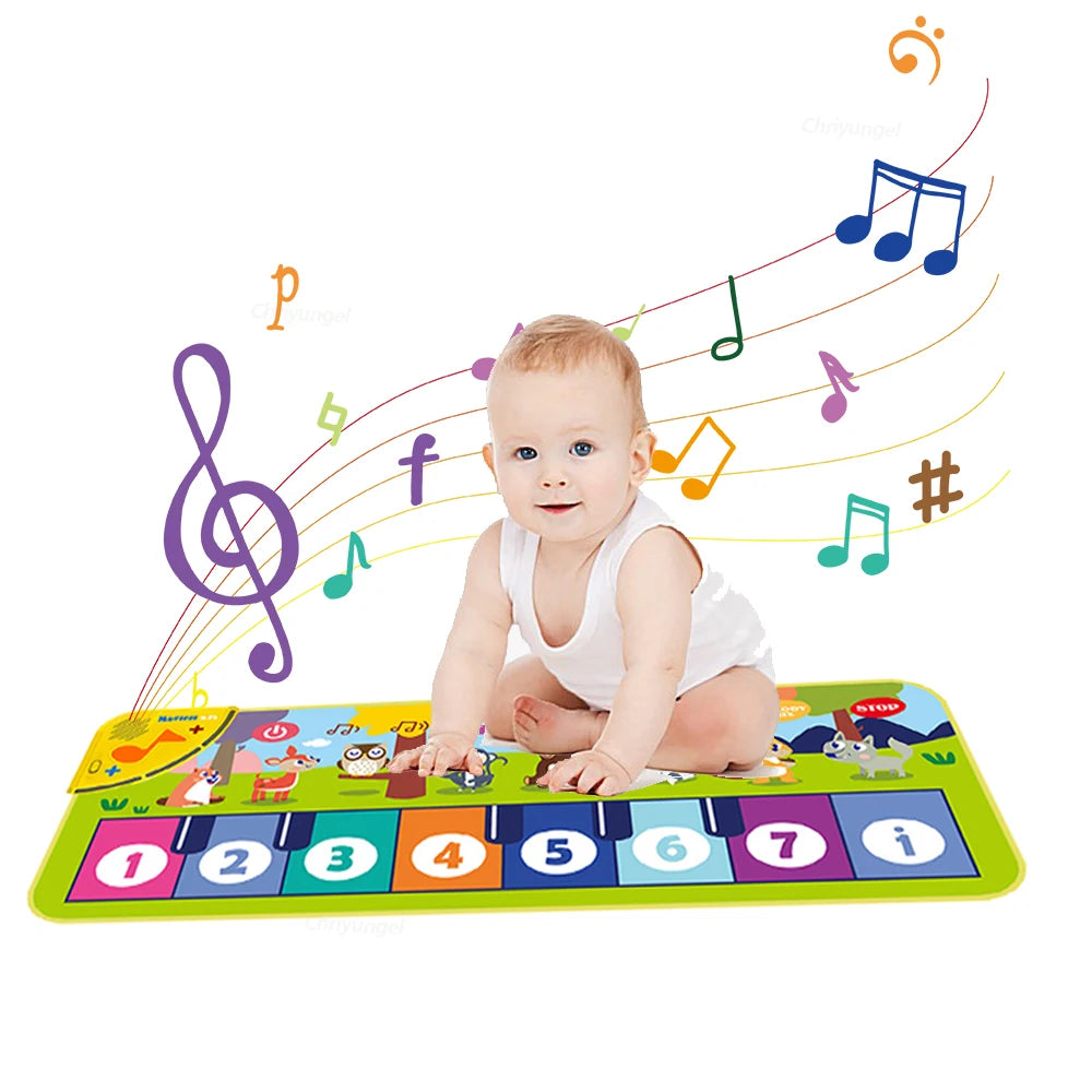Piano Mat for Kids Kids Toddlers Floor Keyboard Dance Mat Baby Fitness Play Musical Carpet Music Instrument Toys Girl Boy Gift