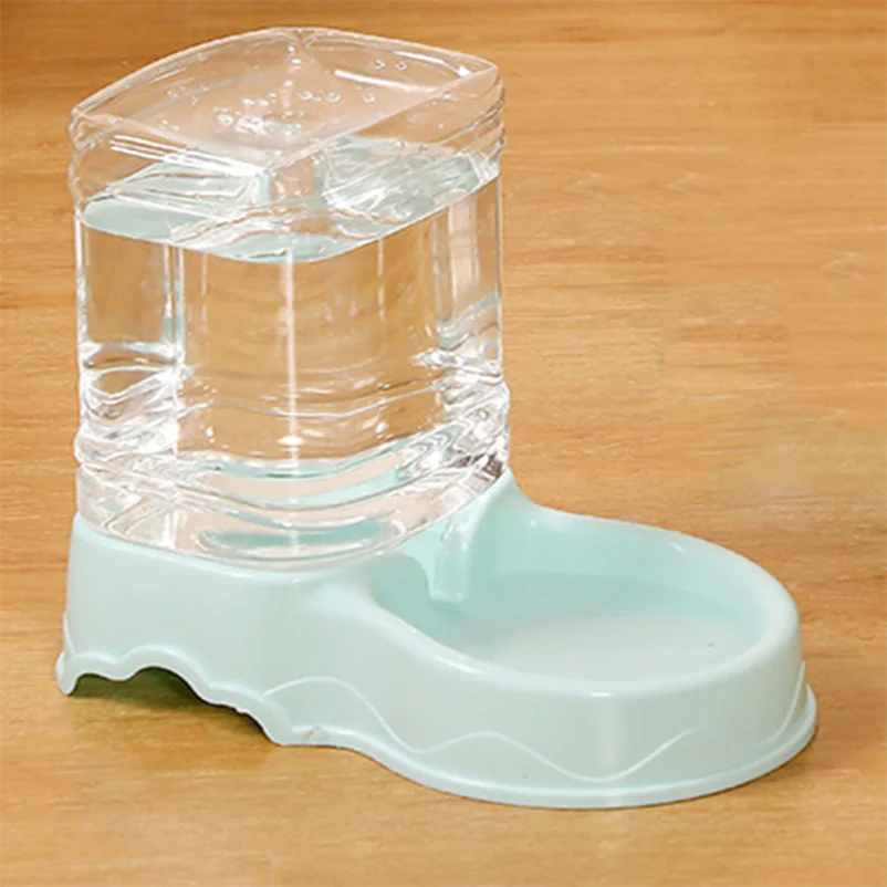Pet automatic feeder cat drinking water bowl cat bowl dog bowl 3.8L large capacity combination grain storage barrel pet supplies - Zecs shopping