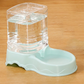 Pet automatic feeder cat drinking water bowl cat bowl dog bowl 3.8L large capacity combination grain storage barrel pet supplies - Zecs shopping