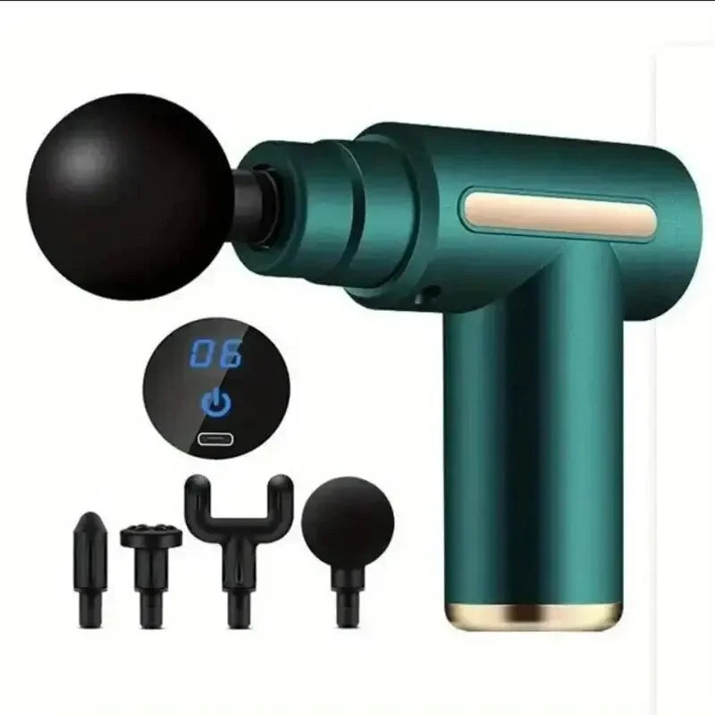 Mini Deep Tissue Massage Gun 💪🔋 | Portable Muscle Massager for Neck, Back & Leg Pain Relief