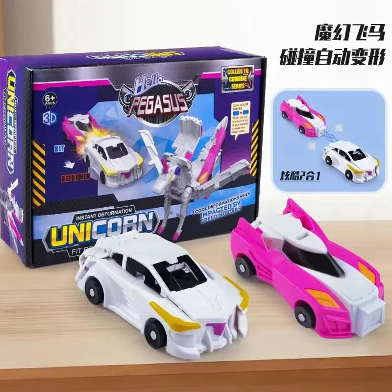Transforming -in- Car Toy Automatic Robot & Diecast Vehicle for Kids