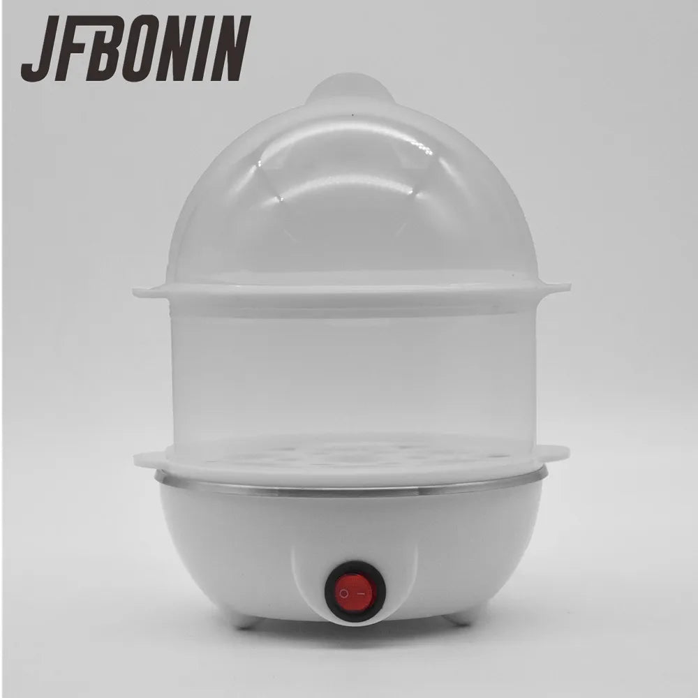 Multifunctional Electric Egg Boiler Single Double Layers Egg Cooker VV Mini Steamer Poacher Kitchen Cooking Machine