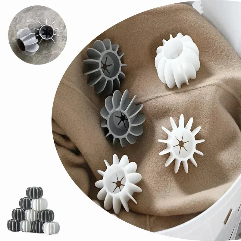 Silicone Laundry Balls Reusable Anti Binding Anti Angle Cleaning Ball Washing Machine Supplies for Cleaning and Washing Balls