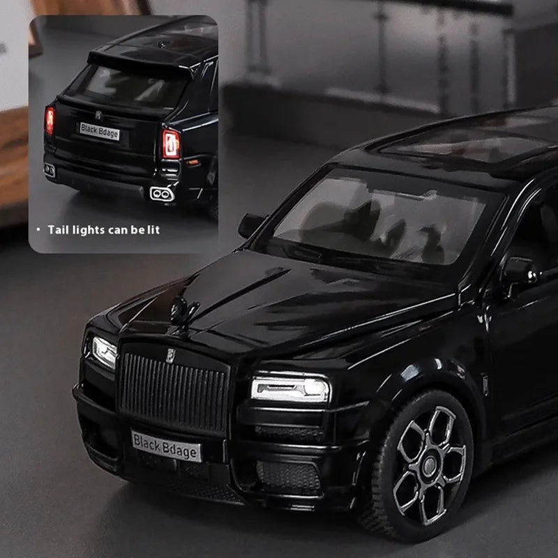 Luxury Business Car Model Mini Alloy Ride with Lights & Sound