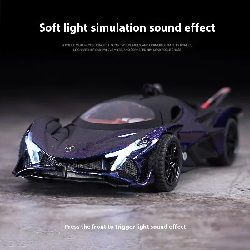 Apollo EVO Alloy Car Futuristic Toy with Lights & Sound