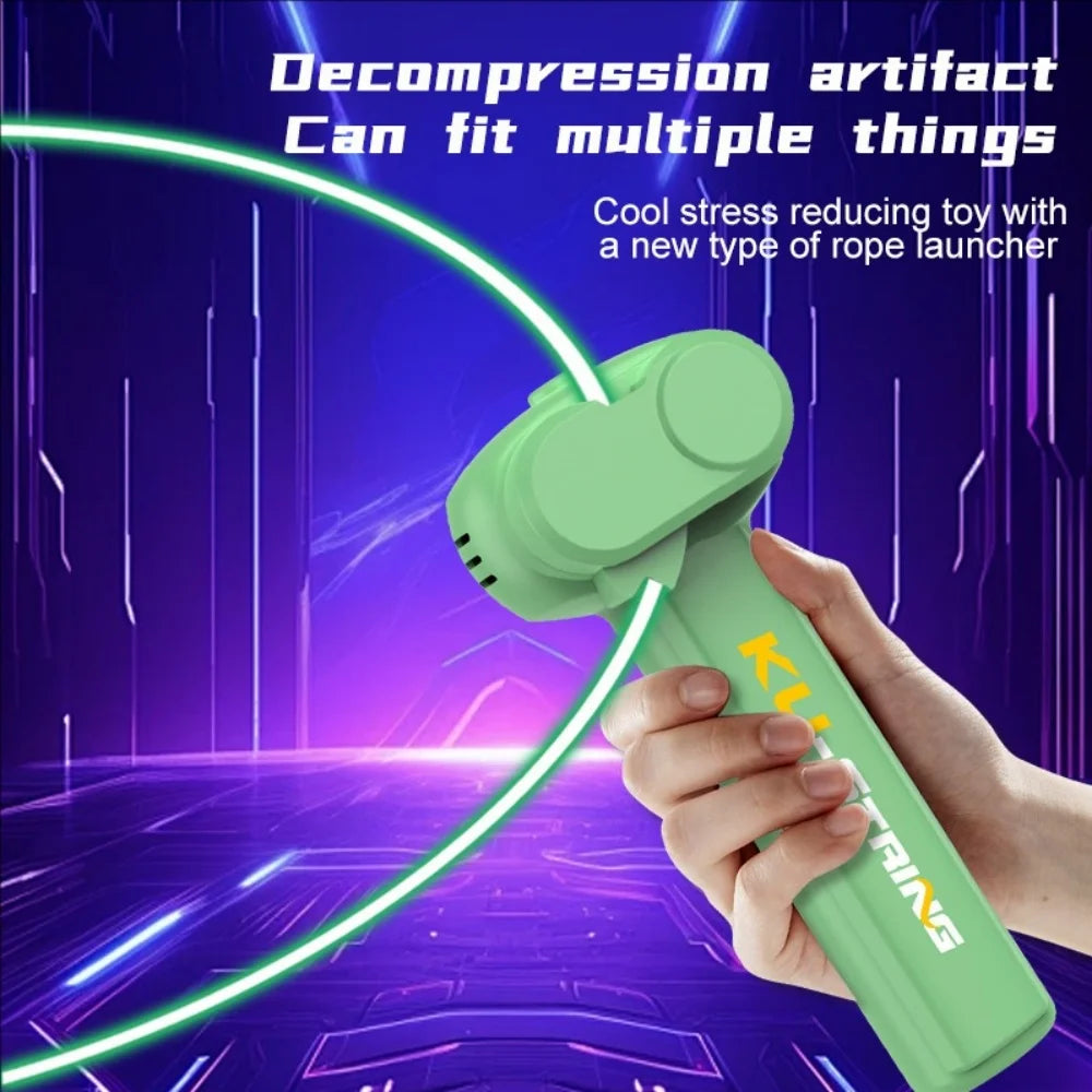 🌟 Glow-in-the-Dark Electric Rope Toy ✨ Fun Outdoor Play for Kids & Pets 🐾