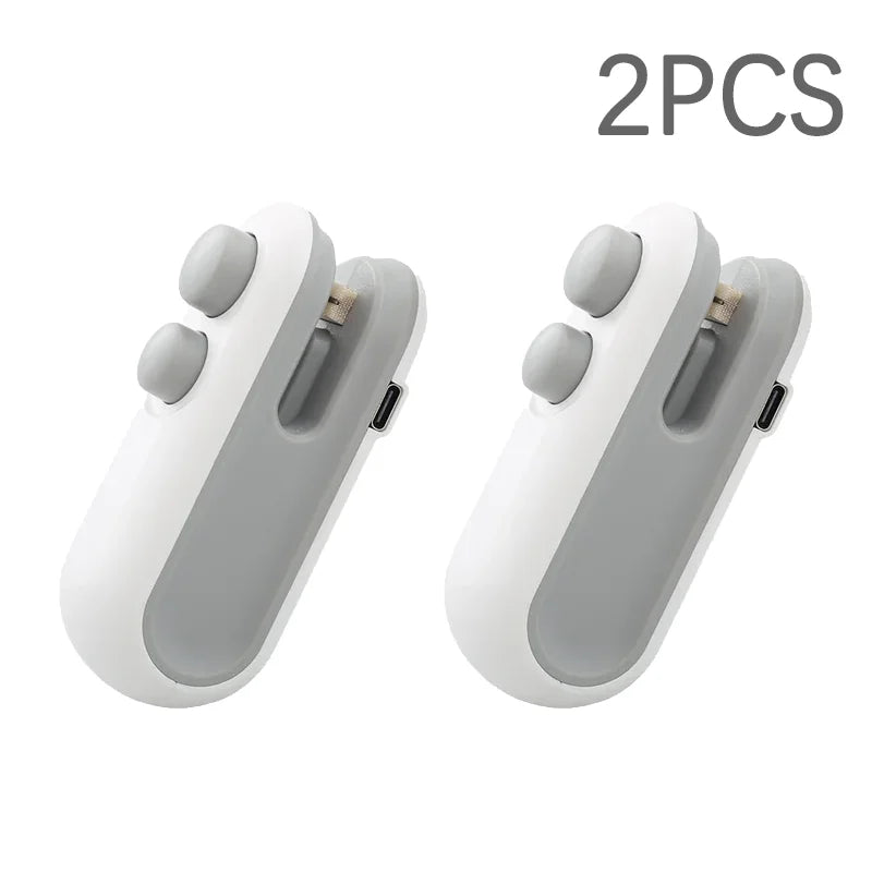 Portable Mini Sealer in Heat Sealer For Snacks Home use rechargeable sealer Vacuum Sealer Snacks plastic bag heat sealer