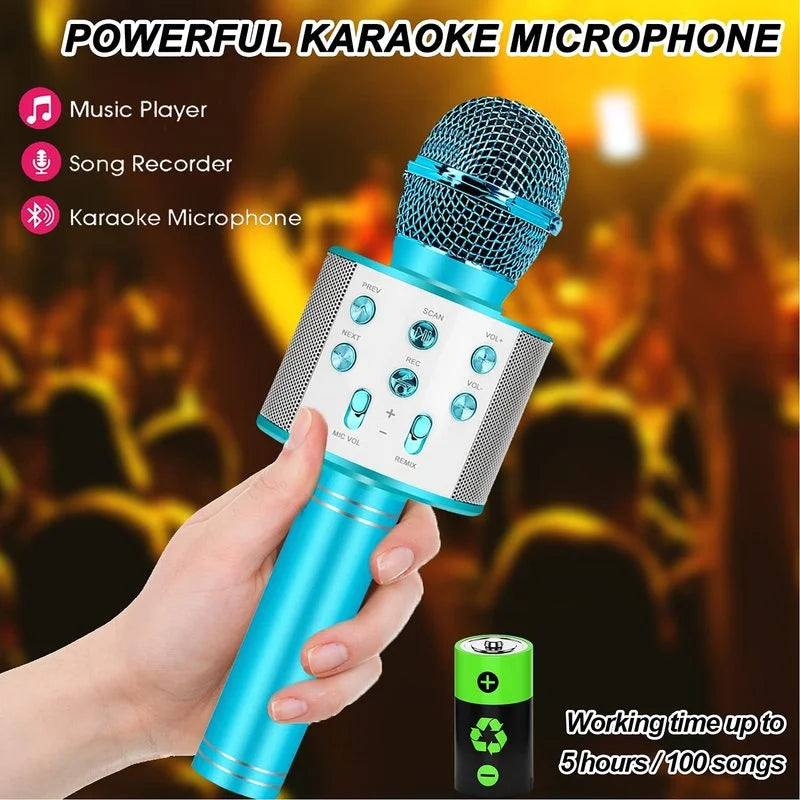 Kids Karaoke Microphone Fun Handheld Singing Toy for Boys & Girls