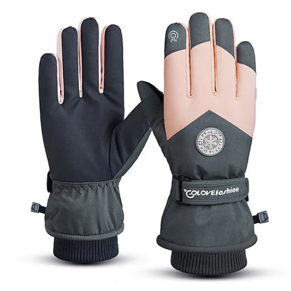 Waterproof Winter Ski Gloves – Touchscreen Snowboard & Motorcycle Gloves for Men & Women