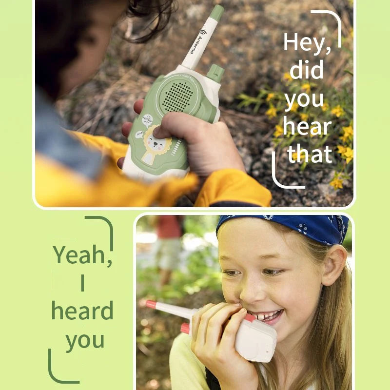 Kids Walkie-Talkie Phone Cute Cartoon Intercom Toy for Parent-Child Fun