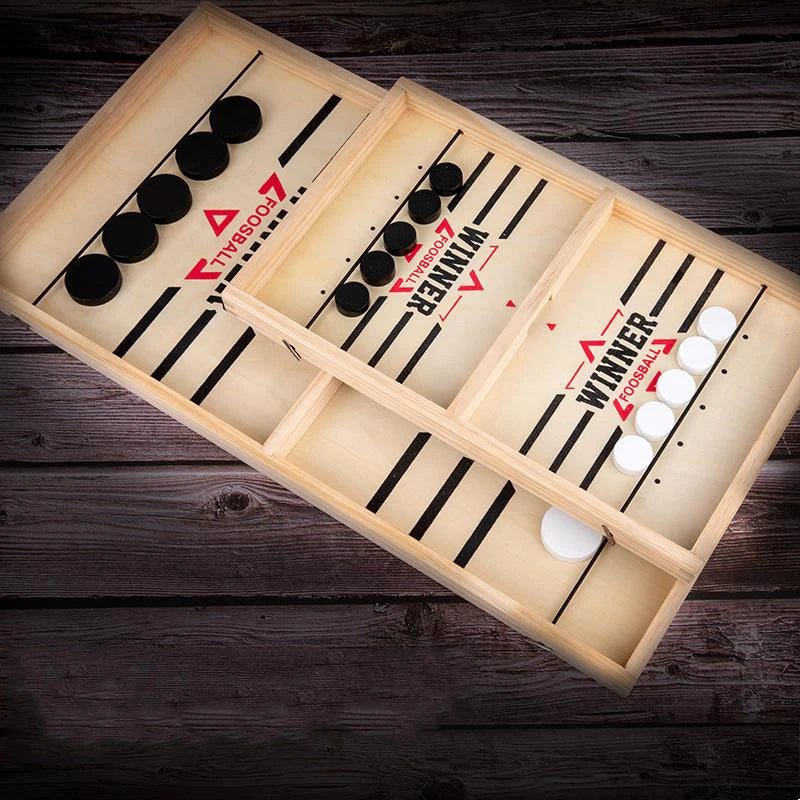 Table Hockey Paced Sling Board Game Fast Winner Party Desktop Battle Chess