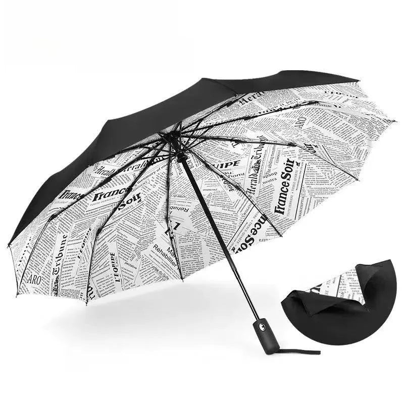 Piece Automatic Folding Umbrella Large Double-Layer Portable Umbrella and Parasol Essential Travel Supplies for Outdoor Use Perfect Valentines Day Gift