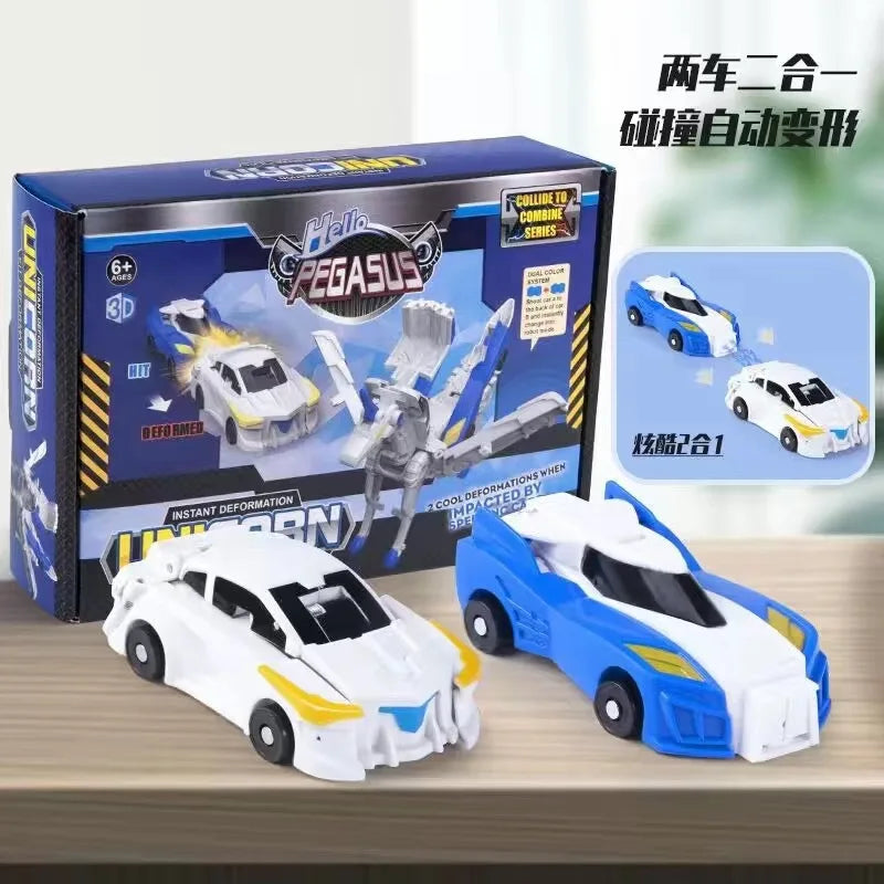 Transforming -in- Car Toy Automatic Robot & Diecast Vehicle for Kids