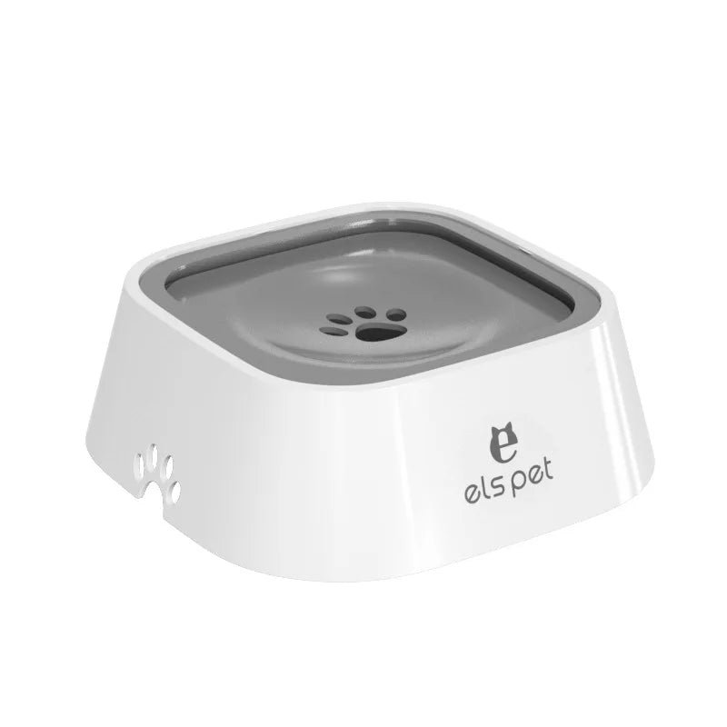 Pet Water Bowl Anti Spill Automatic Dog Bowl Vehicle Carried Floating Bowl Slow Wate - Zecs shopping