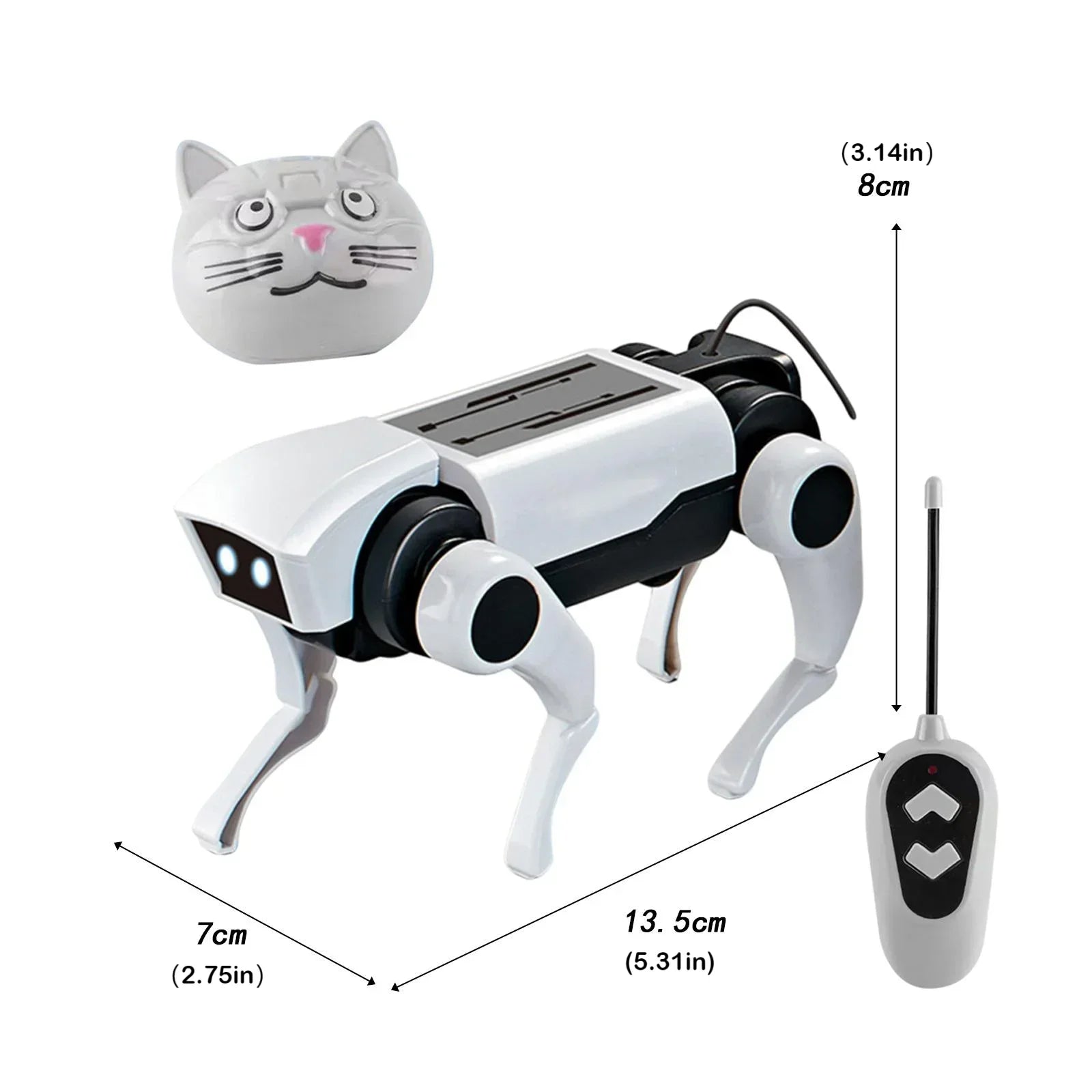 Rc Robot ChildrenS Remote Control Mechanical Dog Toy Science Teaching Diy Assembling Model Electric Set