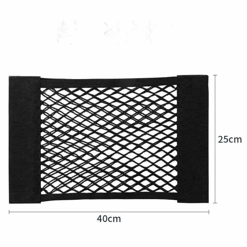 Luggage Storages Car Trunk Storage Bag Double Stretch Velcro Car Storage Net Bag Mesh Storages Net Bag Car Net - Zecs shopping