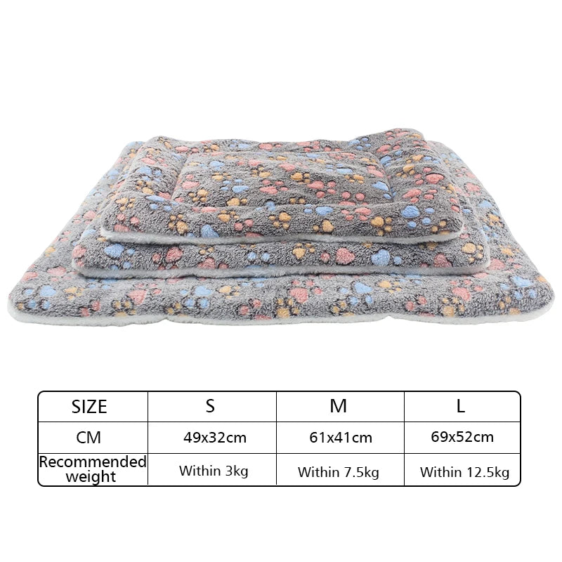 Flannel Thickened Dog Bed Mat Soft Pet Sleeping Premium & Affordable