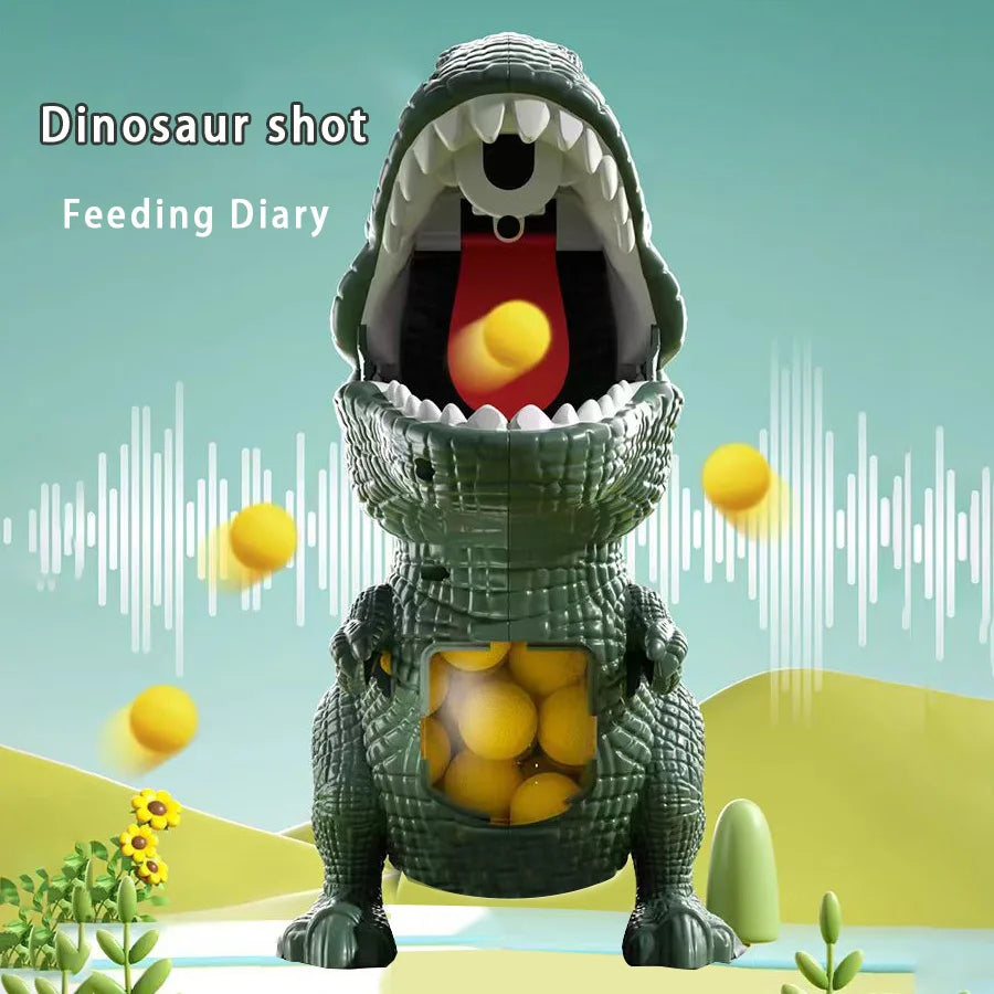 Dinosaur Shooting Tyrannosaurus Rex Ball Soft Bullet Gun Parent Child Interactive Puzzle