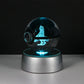 Pokemon 3D Crystal Ball LED Night Light – Pikachu, Gengar, Eevee & Mewtwo Collectible Lamp
