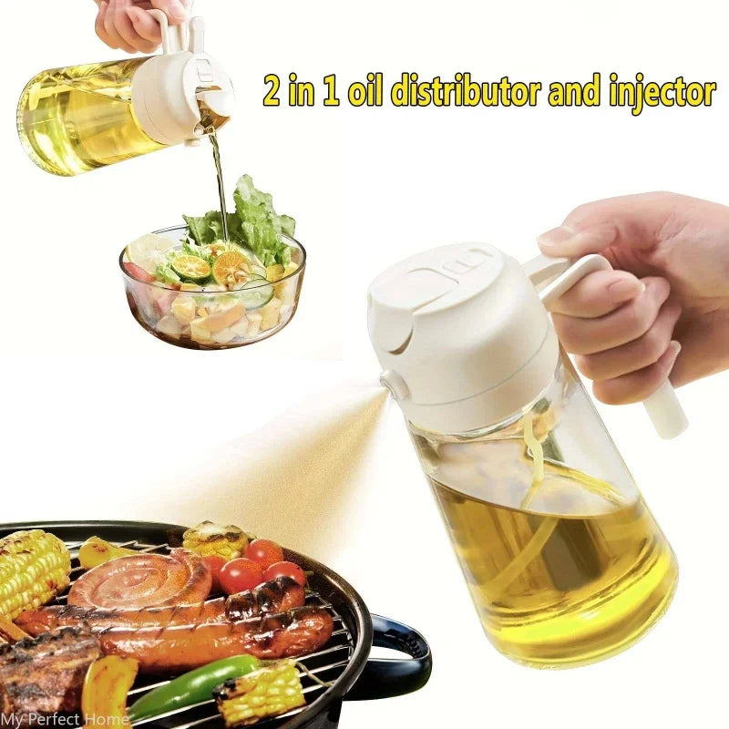 in ml Plastic Spray Oil Sprayer Bottle Spray Oil Dispenser Oil Jar Cruet BBQ Kitchen Baking Roasting Picnic Kitchen Tool