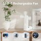 Portable Mini Handheld Fan – USB Rechargeable Folding Cooling Fan with Power Bank