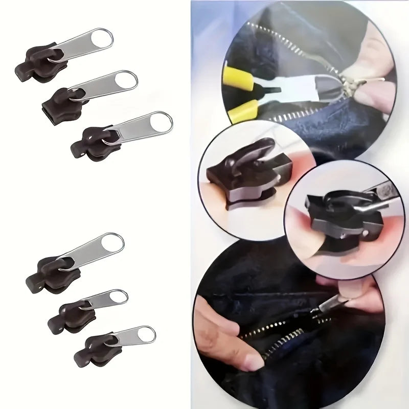 pcs Instant Zipper Repair Kit with Universal Design & Multiple Sizes Replacement Zipper